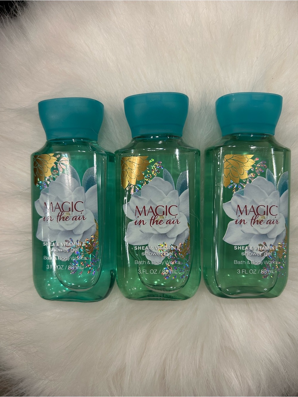 NEW Bath & Body Works Magic in the Air Shower Gel Body Wash Travel Size Set of 3